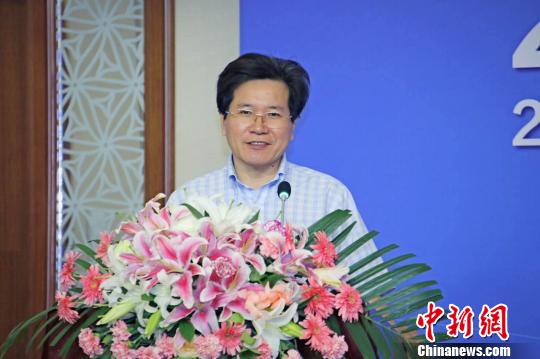 图为中国动漫集团董事长兼总经理庹祖海。　曾鼐 摄