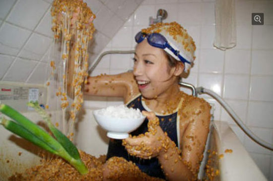 纳豆洗澡——奇葩惊悚的喜爱